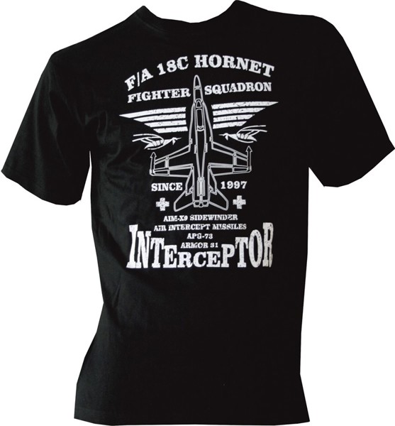 Image de F/A-18 Hornet Interceptor Kinder T-Shirt schwarz