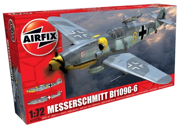 Immagine di Airfix Messerschmitt Bf 109G-6 Modellbausatz 1:72