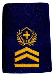 Bild von Hauptfeldweibel Gradabzeichen Schulterpatten Luftwaffe. Preis gilt für 1 Stück 