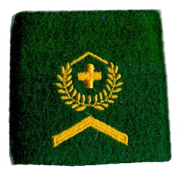 Bild von Wachtmeister Schulterpatten Infanterie. Preis gilt für 1 Stück 