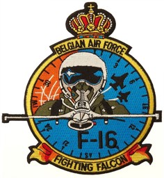 Bild von Belgian Air Force Patch F-16 Fighting Falcon Abzeichen