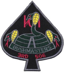 Bild von 101st Airborne 506th Airborne Infanterie Regiment 3rd Bushmasters Abzeichen