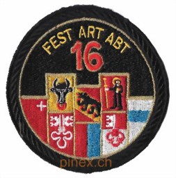 Bild von Festungsartillerie Abt 16 schwarz Badge