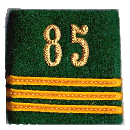Immagine di Hauptmann 85 Rangabzeichen Schulterschlaufen Infanterie. Preis gilt für 1 Stück 