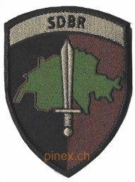 Bild von SDBR Schutz Detachement Bundesrat Badge mit Klett Militärpolizei