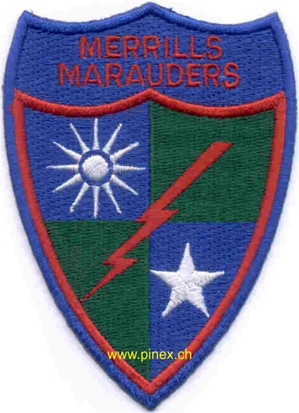 Image de 5307th Long Range Penetration Special Operations Patch Merrills Mauders Abzeichen