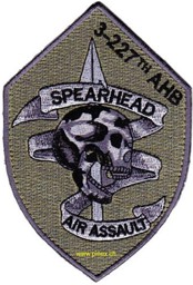 Bild von 3rd Battalion 227th Aviation Air Assault Regiment OD Patch Abzeichen