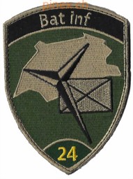 Bild von Bat Inf 24 grün Infanterieabzeichen mit Klett
