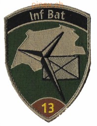 Bild von Inf Bat 13 Infanterie-Bataillon 13 braun mit Klett