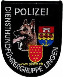 Bild von Polizei Niedersachsen Diensthundführergruppe Lingen 95mm Abzeichen