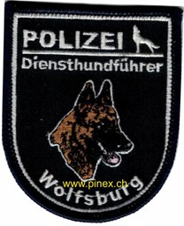 Bild von Polizei Wolfsburg Diensthundführer Abzeichen 80mm