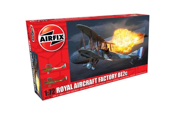 Immagine di Royal Aircraft Factory BE2c Night Fighter Modellbausatz 1:72 Airfix