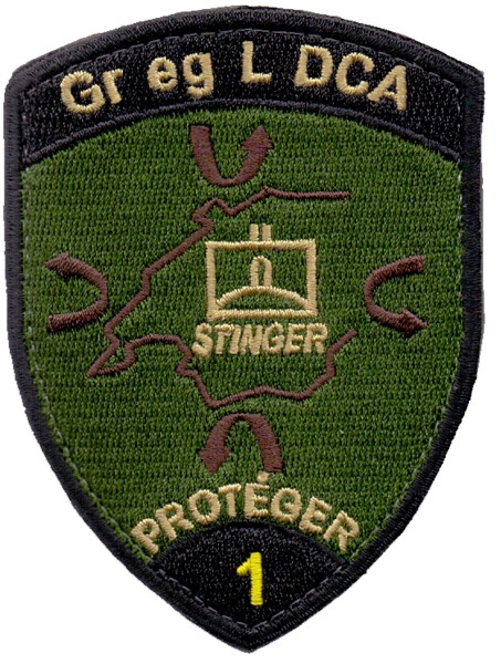 Immagine di Gr eg L DCA 1 schwarz mit Klett Flab Badge