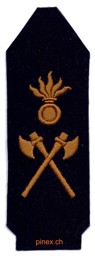 Bild von Sappeur Mineur Abzeichen Aermelpatten Schweizer Armee 