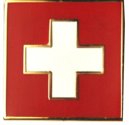 Bild von Pin, Schweizer Kreuz, 18mm