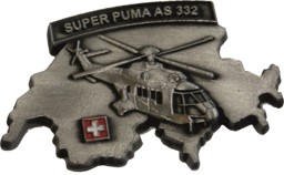 Bild von Super Puma Magnet, Metall 50mm