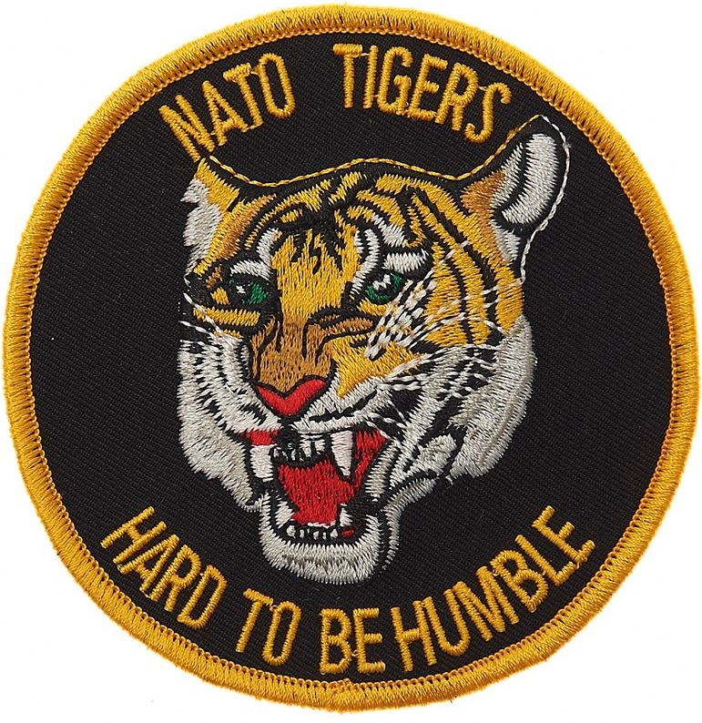 Bild von Nato Tigers "hard to be humble" Abzeichen