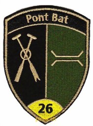 Bild von Pont Bataillon 26 gelb mit Klett