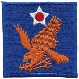 Bild von 2nd Air Force Schulterabzeichen WWII Patch Abzeichen