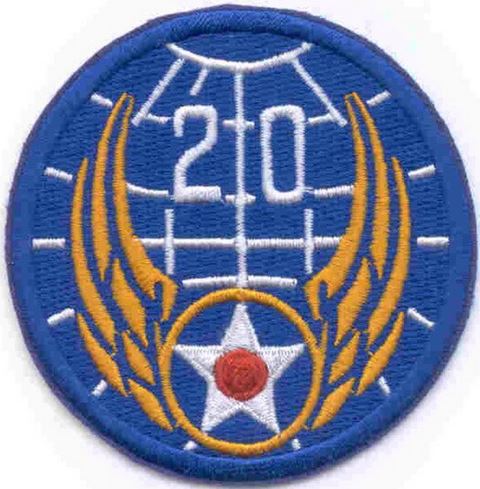 Bild von 20th Air Force Schulterabzeichen WWII Patch