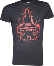 Bild von F-35 Lightning II Lockheed Martin print Shirt