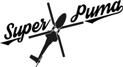 Bild von Super Puma Schriftzug Autoaufkleber