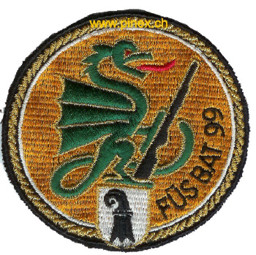 Picture of Füs Bat 99 gold Inf Badge 