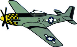 Bild von P-51 Mustang US Air Force Pin