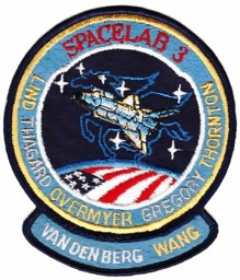 Bild von STS 51B Spacelab 3 Challenger Crew Badge
