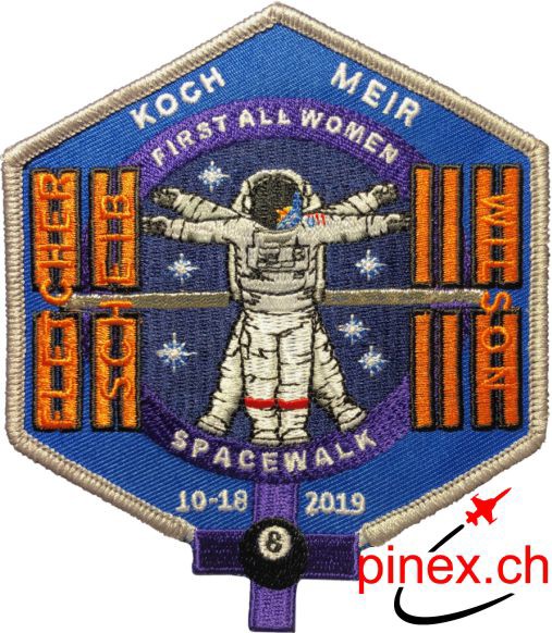 Immagine di First All Women Spacewalk Gedenk-Abzeichen Patch