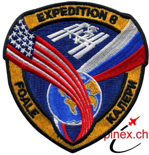 Picture of ISS Soyuz Expedition 8 Space Station Patch Abzeichen