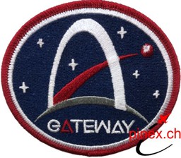 Bild von Lunar Orbital Platform Gateway Patch Abzeichen ESA NASA Roscosmos JAXA and CSA