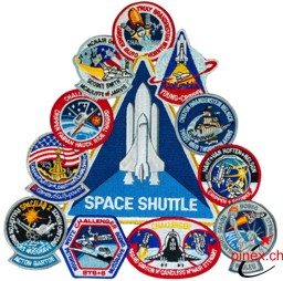 Bild von Space Shuttle Challenger Collage Large Patch Abzeichen