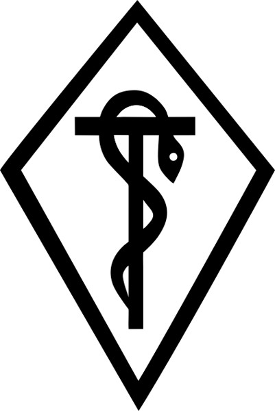 Immagine di Sanität Truppengattungsabzeichen Schweizer Armee Aufkleber
