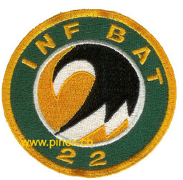 Bild von Infanterie Bataillon 22 Inf Bat 22 Armee 95 Abzeichen
