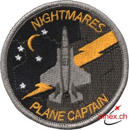 Bild von VMFAT-502 Nightmares F-35 Plane Captain Abzeichen Patch