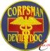 Bild von Corpsman Devil Doc Abzeichen Patch