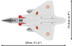 Immagine di COBI Mirage III C Kampfflugzeug Baustein Bausatz Armed Forces 5826