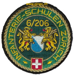 Bild von Infanterie Schulen Zürich 6/206 Abzeichen