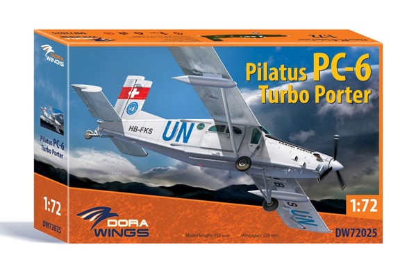 Bild von Pilatus PC-6 Porter CH-Version UN Plastikmodellbausatz