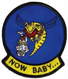 Bild von Now Baby Tomcat / Hornet Abzeichen blau