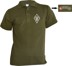 Immagine di Motorfahrer Polo-Shirt mit Truppengattungsabzeichen Oliv