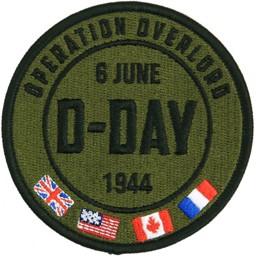 Bild von D-Day Operation Overlord 6. Juni 1944 Aufnäher Abzeichen