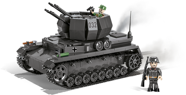Immagine di COBI Flakpanzer IV Wirbelwind Deutsche Wehrmacht Baustein Bausatz 2548