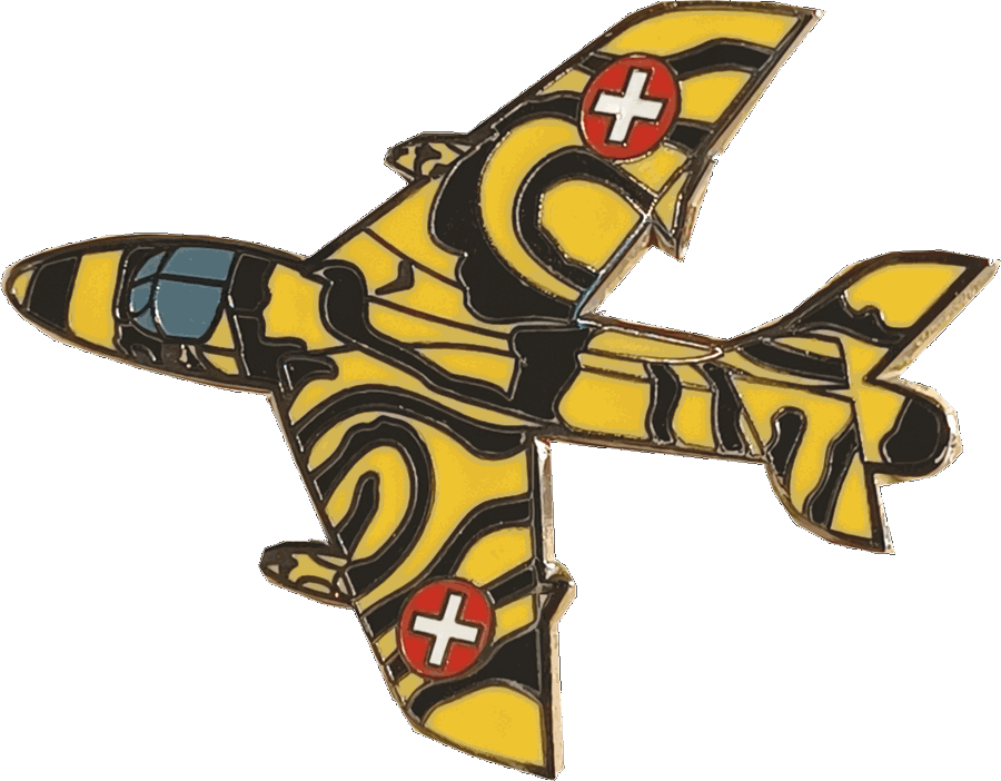 Image de Hawker Hunter in den Tiger Farben 