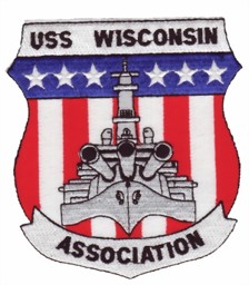 Bild von USS Wisconsin Association Schlachtschiff Wappen   