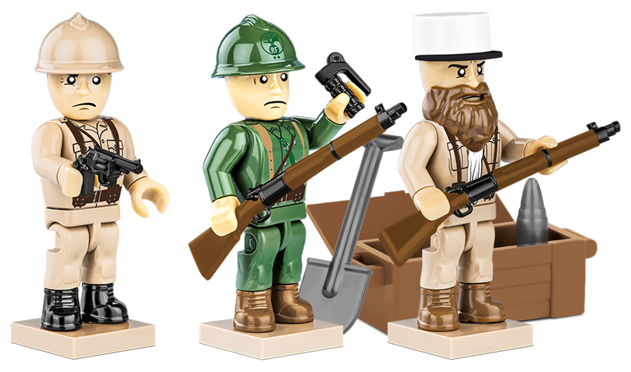 Picture of Cobi French Armed Forces WWII Soldaten Set 2037