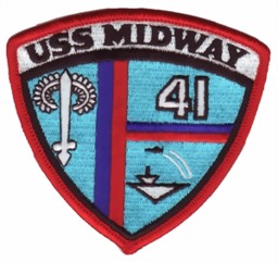 Bild von USS Midway CV-41 Abzeichen