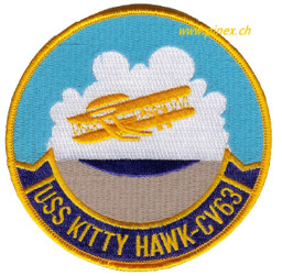 Bild von USS Kitty Hawk CV-63 Aufnäher   