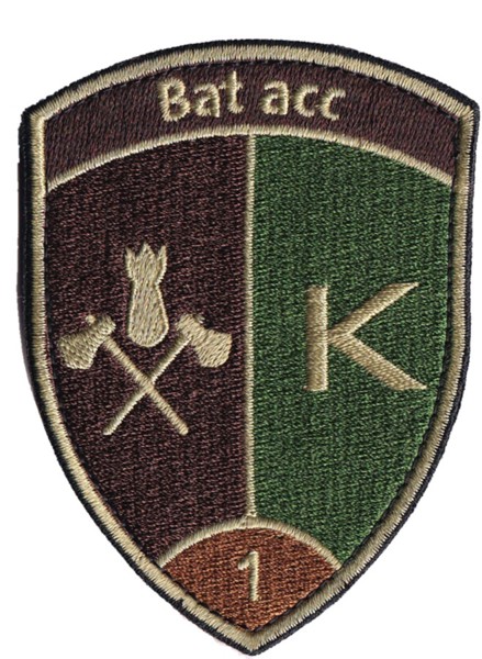 Immagine di Bat acc 1 braun mit Klett Schweizer Armee